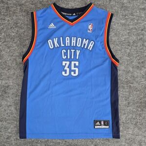 Adidas Oklahoma City Thunder NBA Jersey - Kevin Durant #35 - Youth Large